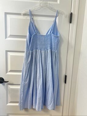 Fancyinn Light Blue Midi Sundress